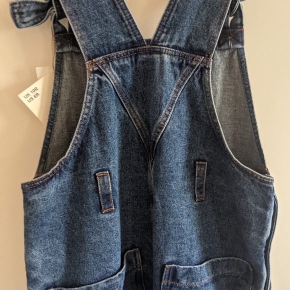 Bnwt Lucy and yak dungarees Easton midwash blue denim 10r - Picture 10 of 11
